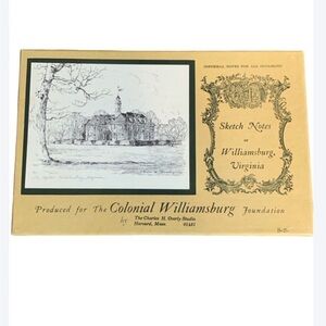 Vintage Informal Notes for All Occasions notecard set / Williamsburg, Virginia